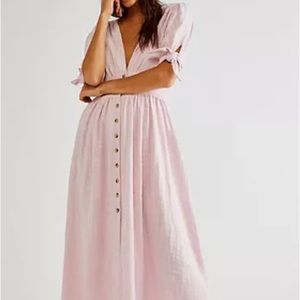 Free People Love of My Life Midi Dress Sz XS
